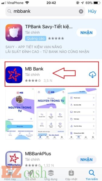 Đăng ký app mb bank
