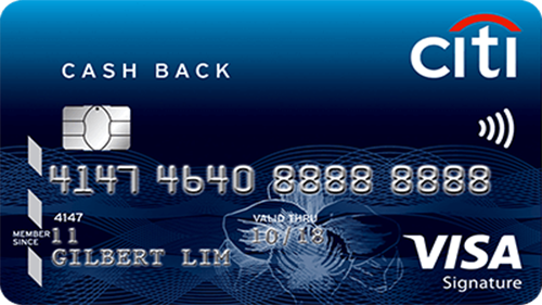 Thẻ tín dụng citibank cashback