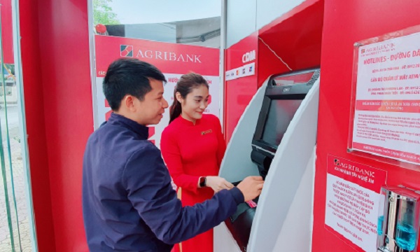 Hướng dẫn cách rút tiền mặt thẻ atm ngân hàng agribank