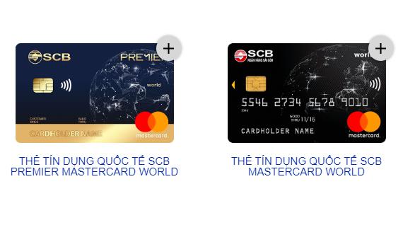Thẻ Mastercard ngân hàng SCB hạng vàng