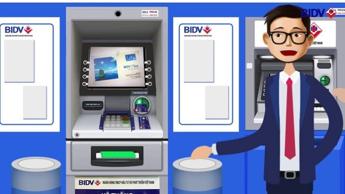 Hướng dẫn cách rút tiền mặt từ cây ATM BIDV không cần thẻ