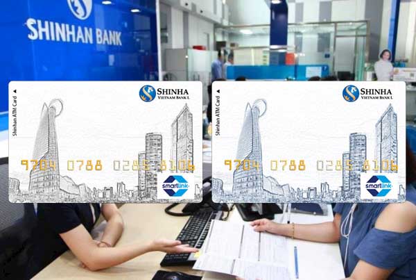 Mở thẻ visa ngân hàng shinhanbank tại quầy giao dịch