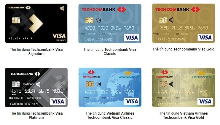 Techcombank thẻ tín dụng