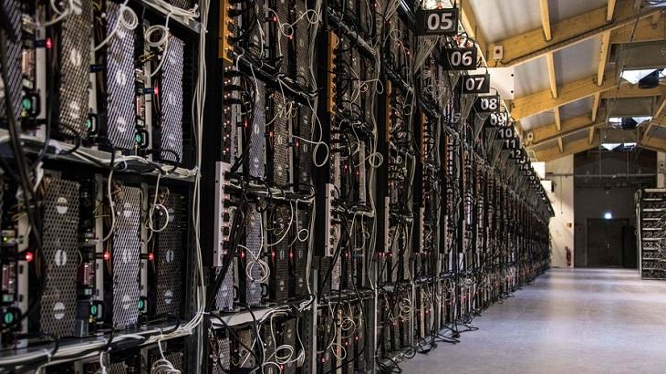 Một công xưởng đào bitcoin