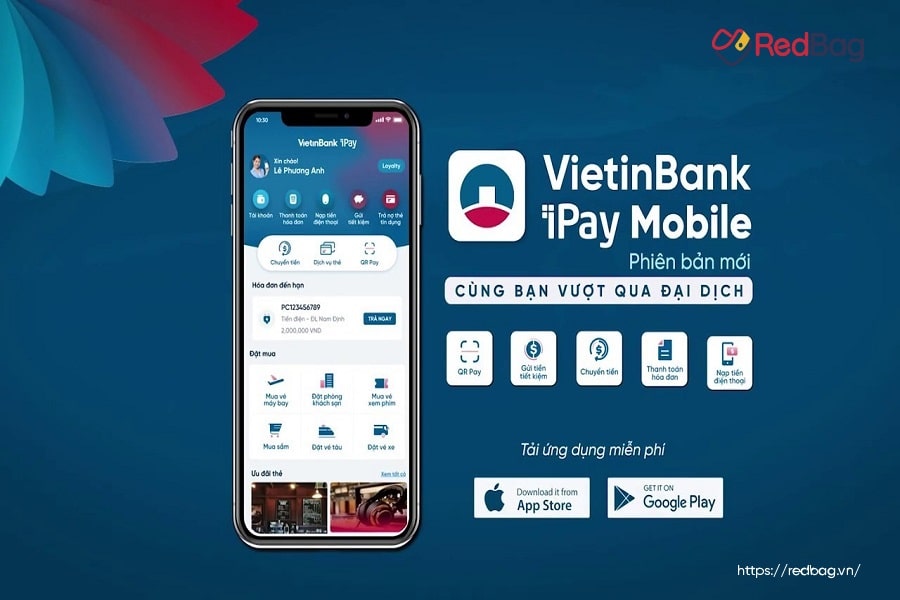 Cách đăng nhập Vietinbank ipay trên điện thoại