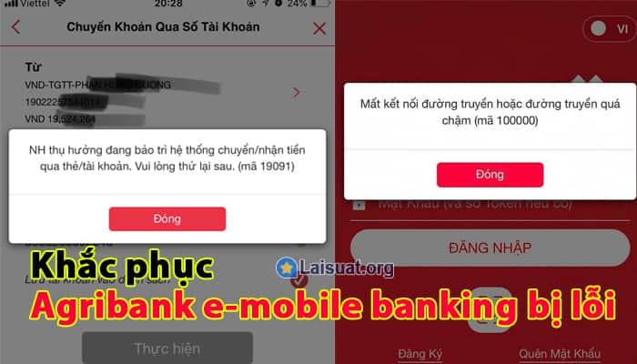 Agribank e-mobile bị lỗi bảo trì, chuyển tiền, không vào được 2023