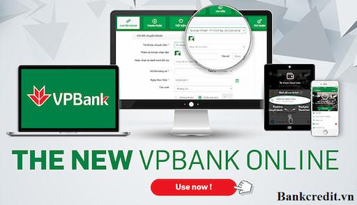 Hạn Mức Chuyển Tiền VPBank Trên Internetbanking dao động từ 500.000.000 đến 2.000.000.000 đồng/lần/ngày