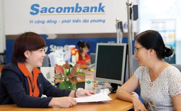 Làm thẻ Visa Sacombank tại chi nhánh ngân hàng