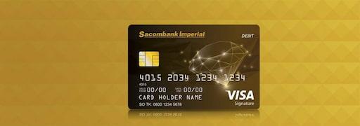 Điều kiện - thủ tục làm thẻ visa debit sacombank đơn giản