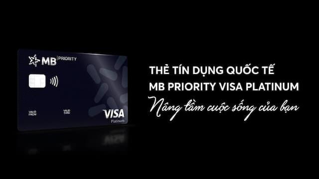 Những ưu đãi thẻ tín dụng MB Priority Visa Platinum